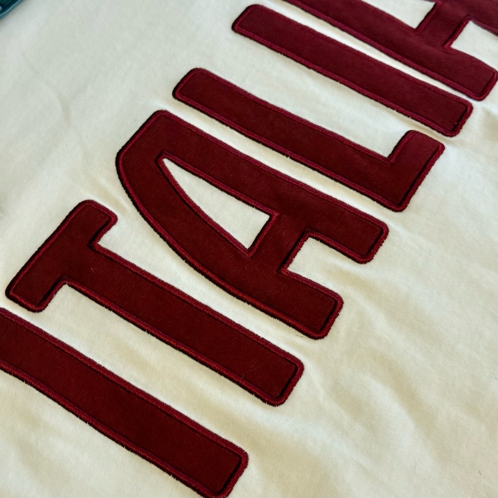Puma Italia Graphic Tee – White/Pomegranate – Size S – NWT - Picture 5 of 9